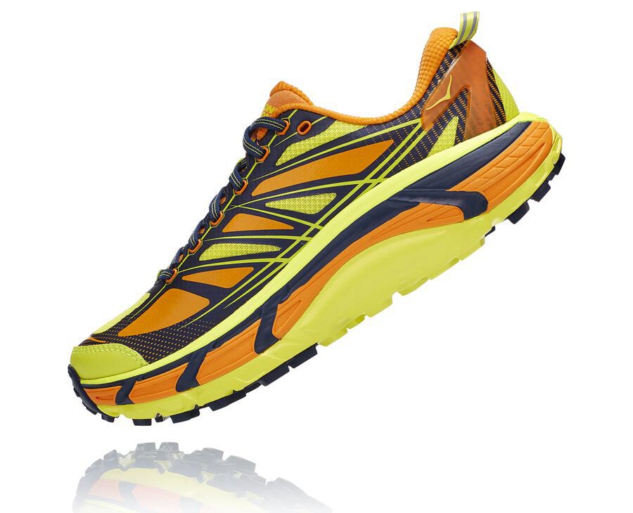 Hoka One One Trail Schoenen Heren - Mafate Speed 2 - Lichtgoud/Roze - DS6972403